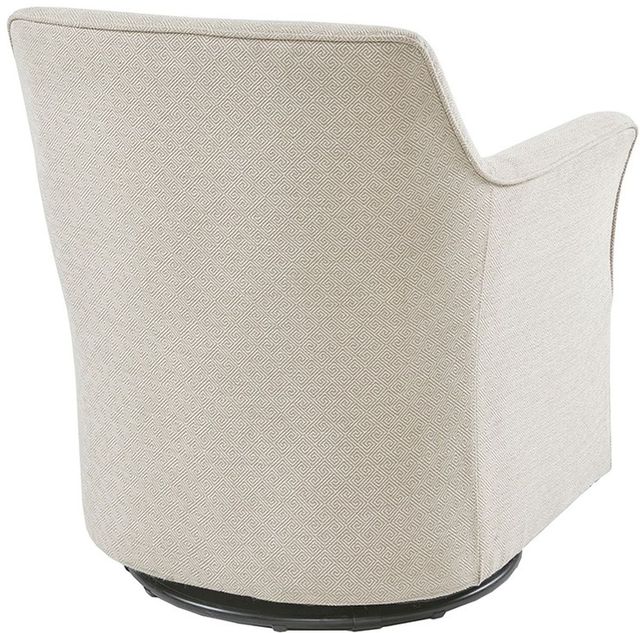 Olliix by Madison Park Cream Augustine Swivel Glider Chair-1