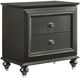 ACME Furniture Kaitlyn Metallic Gray Nightstand-0