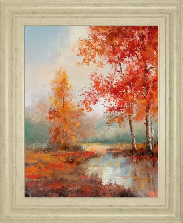 Classy Art Autumns Grace I by T.C Chiu Wall Art-0