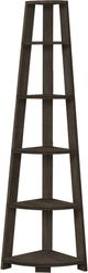 Monarch Specialties Inc. Brown Oak Bookcase-0