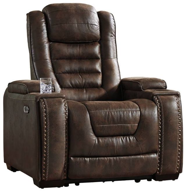 Signature Design by Ashley® Game Zone 3-Piece Bark Power Theater Seating Set-1