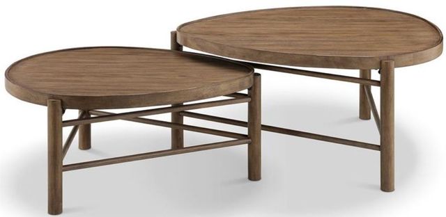Magnussen Home® Hadleigh Honey Nesting Cocktail Table-1