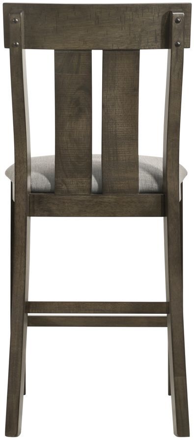 Crown Mark Lloyd Brown/Gray Counter Dining Side Chair-3