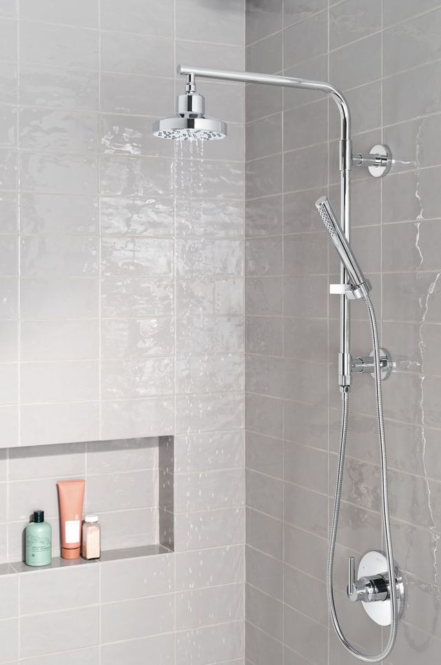 Delta Universal Showering Components Lumicoat® Chrome Emerge® 18" Round Shower Column-4