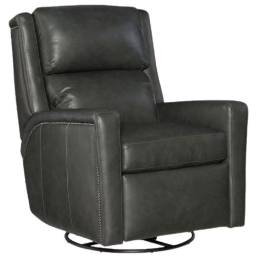 Bradington-Young Customizable Norman Power Wall Hugger Swivel Glider Recliner with Power Headrest-0