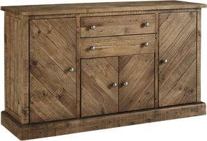 front view of the Signature Design by Ashley® Grindleburg Light Brown Dining Room Server