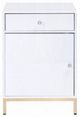 ACME Furniture Ottey White High Gloss/Gold Office Cabinet-3