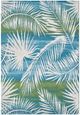 KAS Rugs Stella Green Palms 5'x8' Area Rug-0