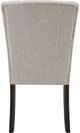 Elements International Lexi Taupe Dining Side Chair-3