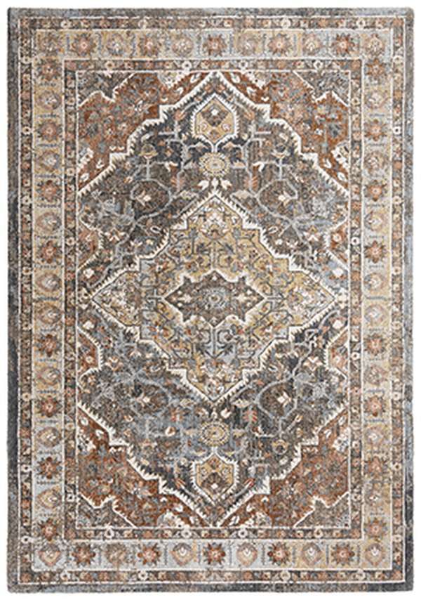 Rizzy Home Jasper Gray 5'x8' Rectangular Rug-0