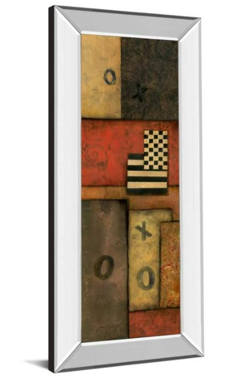 Classy Art Right Move I by Norm Olson Mirror Framed Wall Art-1