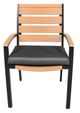 CabanaCoast® Customizable Kensington SOL Teak™ Outdoor Dining Chair-1