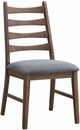 ACME Furniture Mayah 2-Piece Dark Gray/Walnut Dining Side Chair Set-0