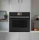 Café™ Professional Series 30” Matte Black Smart Single Electric Wall Oven with Convection-3