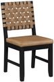 Steve Silver Co. Reid Black/Saddle Brown Side Chair-0