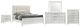Coaster® Marmore 5-Piece White Queen Bedroom Set-0