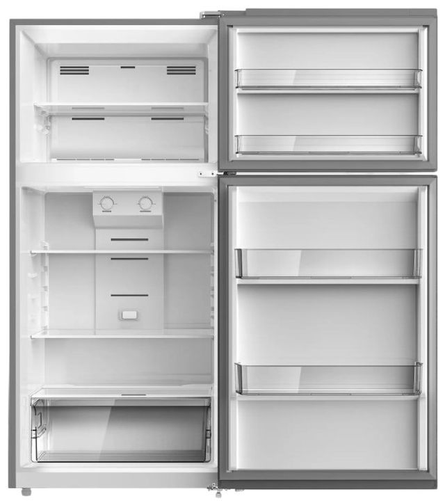 Element® 28 in. 14.2 Cu. Ft. Stainless Steel Top Freezer Refrigerator -1