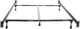 Home By Hollywood Headboard/Footboard California King Bed Frame with Center Support and Glides-1