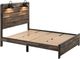 Crown Mark Carter Distressed Wood Queen Panel Bed-2