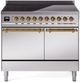 Ilve® Nostalgie II Series 40" Stainless Steel Pro Style Induction Range-0