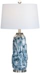 Crestview Collection 2-Piece Blue Table Lamp Set-2