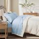 Olliix by Sleep Philosophy Rayon From Bamboo Blue Full Sheet Set-5