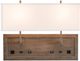 Crestview Collection Elements Brown/White Table Lamp-0