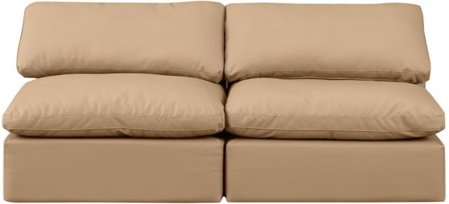 Meridian Furniture Indulge 2-Piece Tan Sofa-1