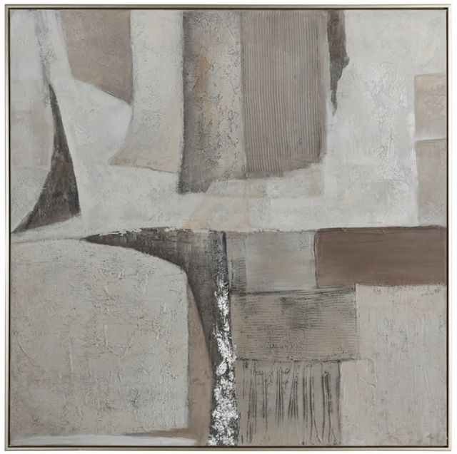 Stylecraft Stepping Stones I Beige/Brown/Gray Wall Art-0