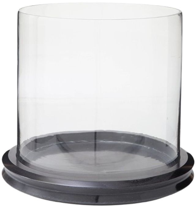 Signature Design by Ashley® Saskia Black/Clear Candle Holder-0