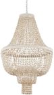 Currey & Company Natural/Pearlized White Cybele Chandelier-0
