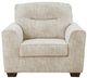Signature Design by Ashley® Lonoke Parchment Chair and a Half-1
