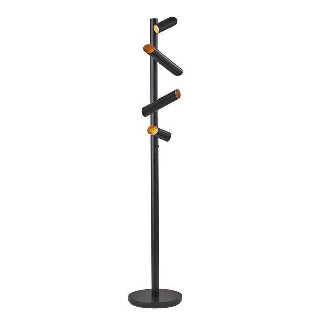 Adesso® Tyler Black LED Floor Lamp-0