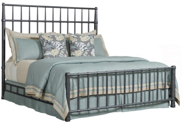 Kincaid® Acquisitions Sylvan Black King Metal Rod Bed-0