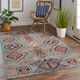 Feizy Nolan Orange/Turquoise 5' x 8' Rug-5