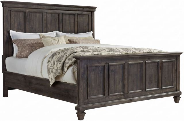 Magnussen Home® Calistoga 3-Piece Weathered Charcoal King Panel Bedroom Set-2