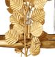Currey & Company Golden Eucalyptus Contemporary Gold Leaf Round Chandelier-4