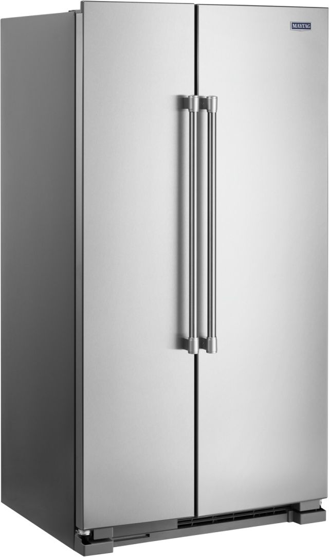 Réfrigérateur côte-à-côte de 36 po Maytag® de 24.9 pi³ - Acier inoxydable résistant aux traces de doigts-1