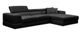 VIG Furniture Divani Casa Pella 2-Piece Black Right-Arm Facing Sofa Sectional and Chaise-0