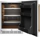 Thor Kitchen Gordon Ramsay Collection 24” 5 Cu. Ft. Stainless Steel Built-In Undercounter Outdoor Beverage Cooler with Bronze Handle-4