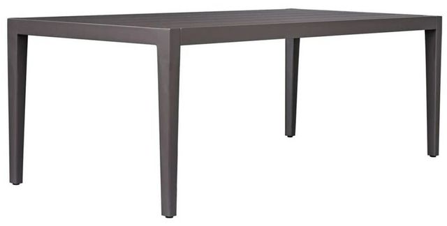 Uttermost® Polanco Java Black Aluminum Indoor-Outdoor Dining Table-0