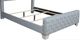 ACME Furniture Saree Gray/Light Teal Eastern King Panel Bed-2