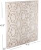 Bassett Mirror Geometric White Wall Art-2
