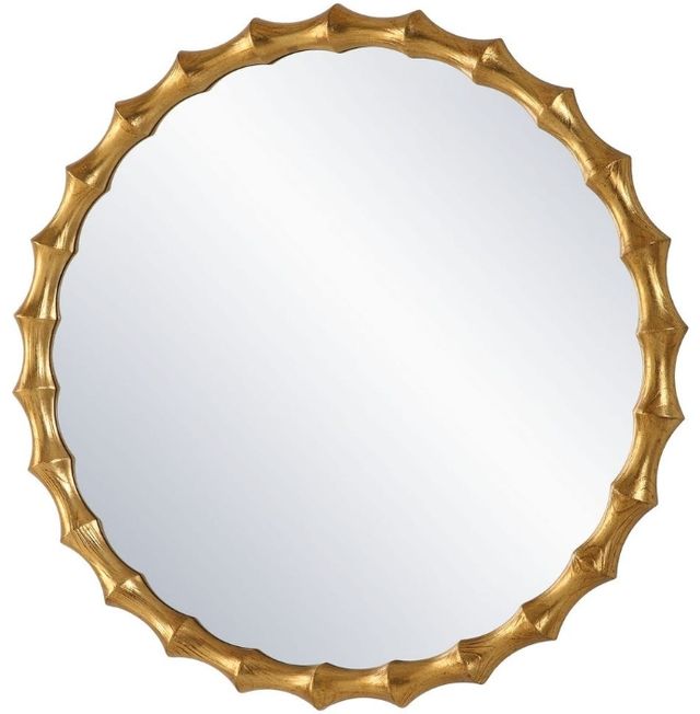 Uttermost® Nacala Gold Round Mirror-4