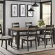 Intercon Beacon Charcoal/Walnut Ladder Dining Side Chair-1