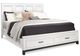 aspenhome® Hyde Park White Paint California King Panel Storage Bed-0