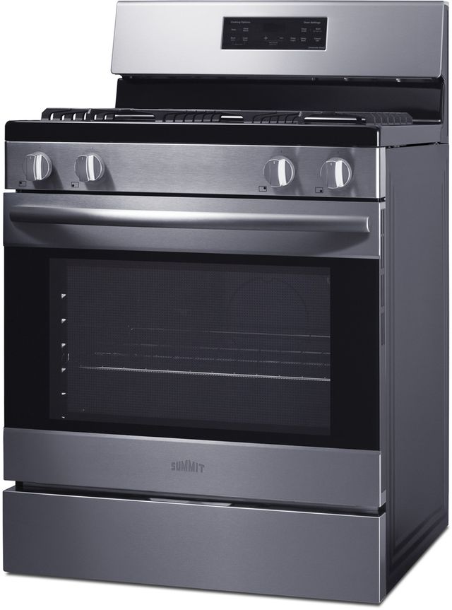 Summit® 30" Black FreeStanding Gas Range-4