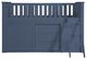 Homelegance® Nora Blue Twin Low Loft Bunk with Bookcase-3