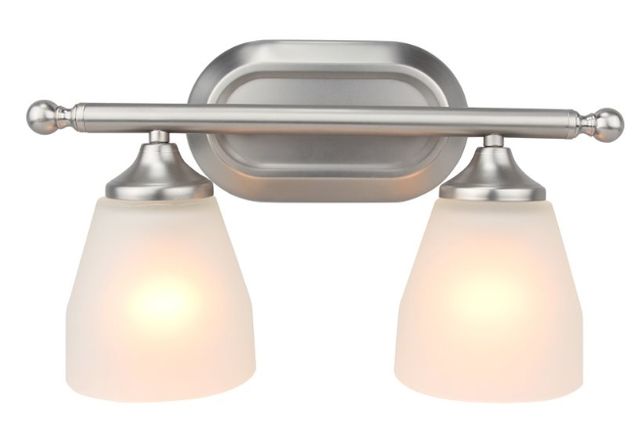 YHD Satin Nickel 2-Light Vanity Lighting-1