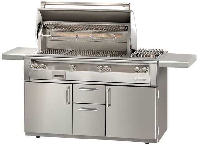 Alfresco™ 56" Standard Grill Cart-Stainless Steel-0